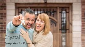  Presentation with race - PPT layouts enhanced with mixed-race-couple-in-front background and a coral colored foreground