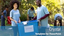  Presentation with family day - Colorful presentation theme enhanced with mixed-race-couple-spending-time backdrop and a teal colored foreground