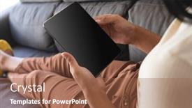  Presentation with space race - PPT layouts consisting of mixed-race-gender-fluid-man background and a red colored foreground