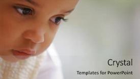  Presentation with deep - Amazing slides having mixed race girl in deep backdrop and a  colored foreground