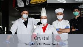  Presentation with normal - Amazing slide deck having mixed-race-team-portrait backdrop and a light gray colored foreground