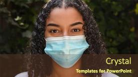  Presentation with teen girl - Beautiful slide set featuring mixed-race-teenager-teen-girl backdrop and a tawny brown colored foreground