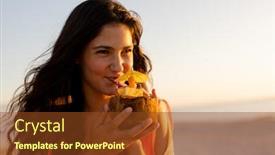  Presentation with racing diversity race ethnicity - Slides consisting of mixed-race-woman-enjoying background and a tawny brown colored foreground