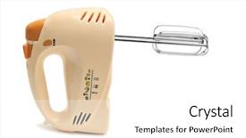  Presentation with white - Audience pleasing PPT theme consisting of mixer isolated on a white backdrop and a white colored foreground
