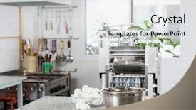  Presentation with bowl - Beautiful slide deck featuring mixing bowl with eggs backdrop and a light gray colored foreground