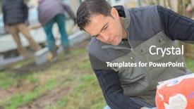  Presentation with pharmacy mixing intravenous medications - Cool new slide set with mixing cement backdrop and a gray colored foreground