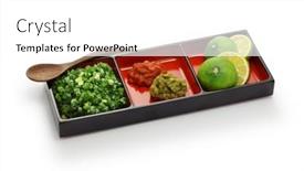  Presentation with anatomy of chicken - Slide set consisting of mizutaki-japanese-chicken-hot-pot background and a white colored foreground