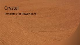  Presentation with patterns - PPT theme enhanced with mlb baseball - patterns of the infield dirt background and a red colored foreground