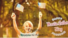  Presentation with martin luther king - Amazing slides having mlk - portrait of boy showing american backdrop and a gold colored foreground