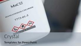  Presentation with laboratory chemical white - Theme consisting of mncl2-manganese-ii-chloride-cas background and a light gray colored foreground