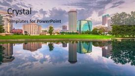  Presentation with usa - Cool new slide deck with mo - st louis missouri usa cityscape backdrop and a light blue colored foreground