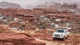  Presentation with vehicle recovery - Slides with moab-ut-usa-february-9 background and a violet colored foreground