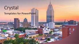  Presentation with alabama - Cool new theme with cbd - mobile alabama usa downtown skyline backdrop and a lemonade colored foreground