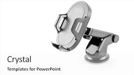  Presentation with assistive device - Theme with mobile device in car background and a white colored foreground