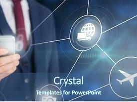 Mobile Phone Against Smartphone App PPT template 88 | CrystalGraphics