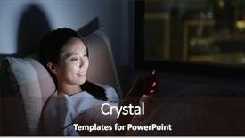  Presentation with mobile use - Beautiful presentation design featuring mobile phone and lying down backdrop and a  colored foreground