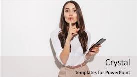  Presentation with asian - Amazing presentation theme having mobile phone and showing silence backdrop and a soft green colored foreground