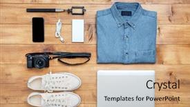  Presentation with travel - Amazing theme having mobile phone laptop mp3 usb backdrop and a coral colored foreground