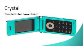  Presentation with phone - Presentation having mobile phone over white background background and a white colored foreground