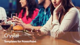  Presentation with internet addiction - PPT layouts enhanced with mobile phone problems - leisure technology internet addiction lifestyle background and a coral colored foreground