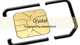  Presentation with phone - Amazing presentation theme having mobile phone sim card backdrop and a  colored foreground