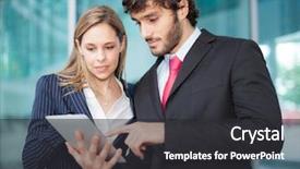  Presentation with using digital tablet - Beautiful PPT theme featuring beautiful bare tree in countryside autumn weather sunset sky field essex england uk backdrop and a light gray colored foreground