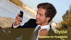  Presentation with prut river - Presentation theme enhanced with portrait of a joyful mother and her daughter background and a violet colored foreground