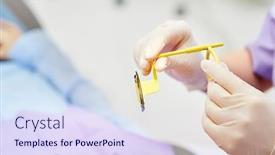  Presentation with diagnostics - Beautiful slides featuring mobile-x-ray-equipment backdrop and a sky blue colored foreground