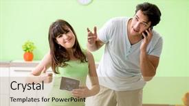  Presentation with interacial pregnant family - Cool new presentation theme with mobile xray - young family finding backdrop and a coral colored foreground