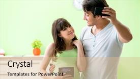  Presentation with xray - Amazing slides having mobile xray - young family finding backdrop and a lemonade colored foreground