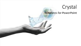  Presentation with nasa - Slides enhanced with moblie cloud computig - close up of hand background and a white colored foreground