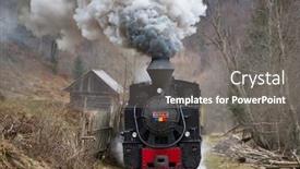  Presentation with steam train - Slides enhanced with mocanita-the-steam-train background and a gray colored foreground