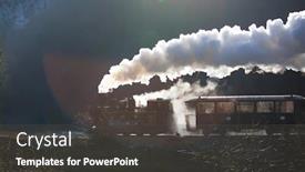  Presentation with steam train - Cool new slides with mocanita-the-steam-train backdrop and a dark gray colored foreground