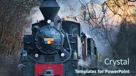  Presentation with steam - Amazing PPT layouts having mocanita-the-steam-train backdrop and a ocean colored foreground