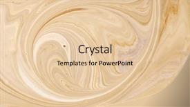  Presentation with abstract art - Cool new PPT theme with mocha - close-up abstract caramel shapes latte backdrop and a lemonade colored foreground