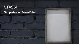  Presentation with picture frame - PPT layouts featuring mock up blank poster picture background and a dark gray colored foreground