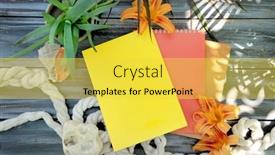  Presentation with blue red and yellow - PPT layouts consisting of mock-up-with-yellow background and a yellow colored foreground