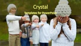  Presentation with bullying - Presentation theme consisting of mockery - bullying background and a tawny brown colored foreground