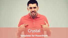  Presentation with angry people - Colorful slide set enhanced with mockery - emotion gesture argue and people backdrop and a  colored foreground