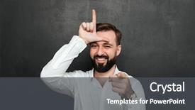  Presentation with graphite - Amazing PPT theme having mocking or humiliate over graphite backdrop and a dark gray colored foreground