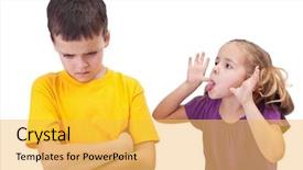  Presentation with teasing - PPT layouts consisting of luxury house interior theme creative background and a lemonade colored foreground.