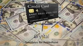  Presentation with credit card - Cool new theme with mockup-black-credit-card-resting backdrop and a mint green colored foreground