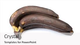  Presentation with black white program - PPT theme featuring modan - bunch of black bananas isolated background and a  colored foreground