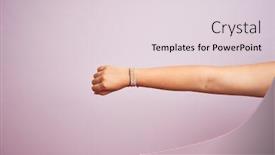  Presentation with colorful - PPT layouts having model-arm-with-beautiful-handmade background and a lemonade colored foreground