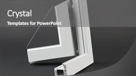  Presentation with pvc - Presentation having windows pvc - sample of window profile background and a gray colored foreground