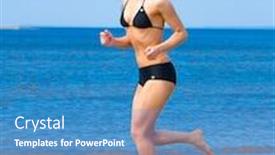  Presentation with joy - Colorful theme enhanced with model joy exercise backdrop and a teal colored foreground