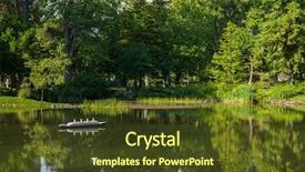  Presentation with titanic ship - Theme featuring model of the ship background and a tawny brown colored foreground