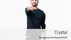  Presentation with violence - Cool new presentation with model vianlence - young handsome man over isolated backdrop and a white colored foreground