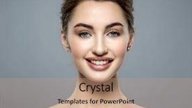  Presentation with beautiful skin - Beautiful theme featuring model with clean fresh skin backdrop and a  colored foreground