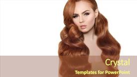  Presentation with waves red - Amazing PPT theme having model with long red hair waves curls hairstyle hair salon updo fashion model with shiny hair woman with healthy hair girl with luxurious haircut hair loss girl with hair volume backdrop and a tawny brown colored foreground